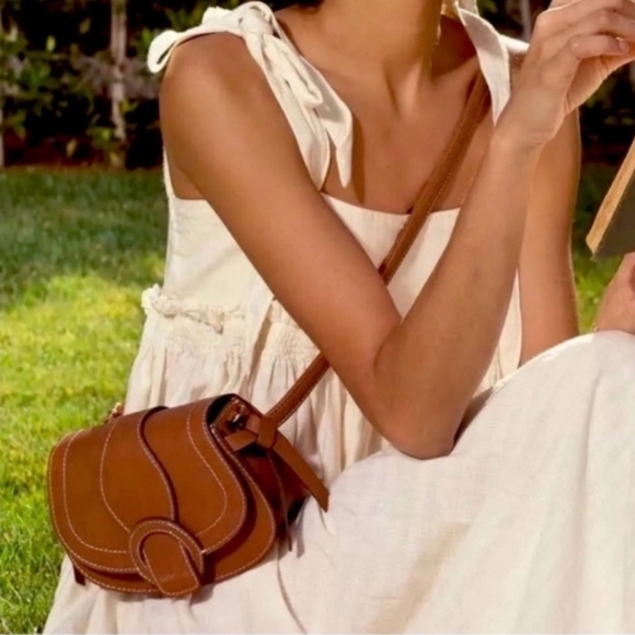 Rachel Zoe Edessi Convertible Crossbody To Small Vegan Leather Saddle Belt Bag - Picture 1 of 13